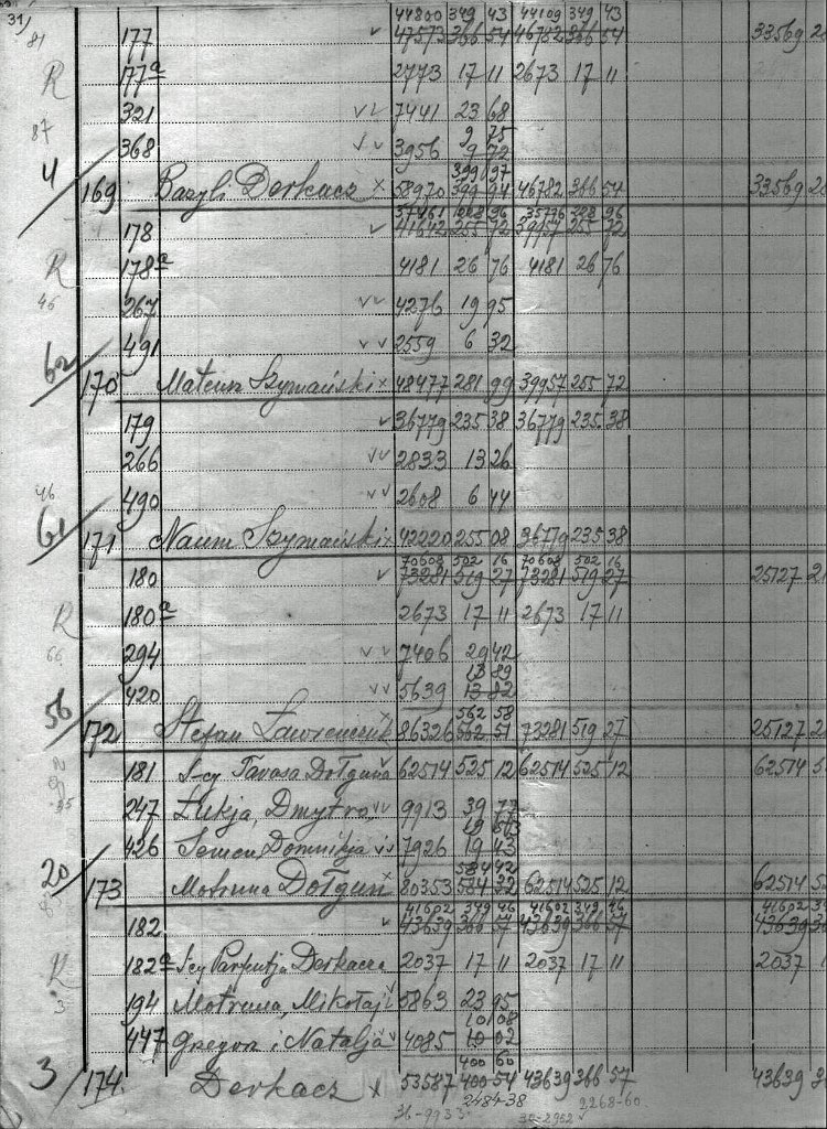 KKE 5966-32.jpg - Dok. Scalenie gruntów (częsciowa scany czarno-białe), Krupy, gmina Poddębice, powiat Łuck, 1934 r.